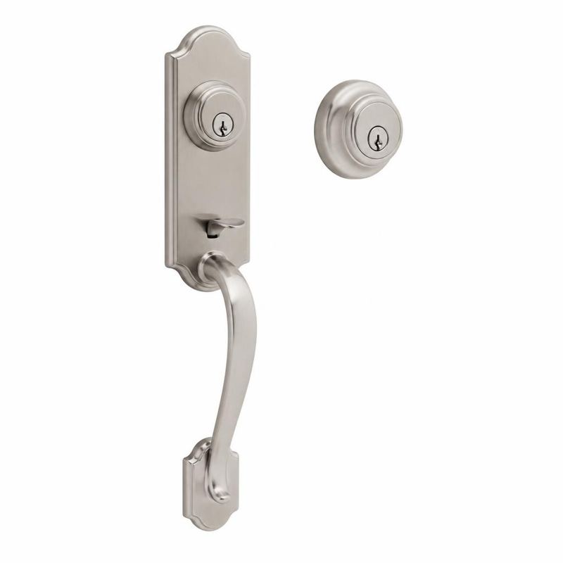 Entry door handle set