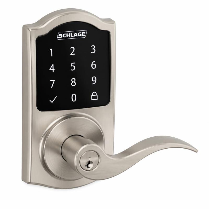 Keyless lever handle